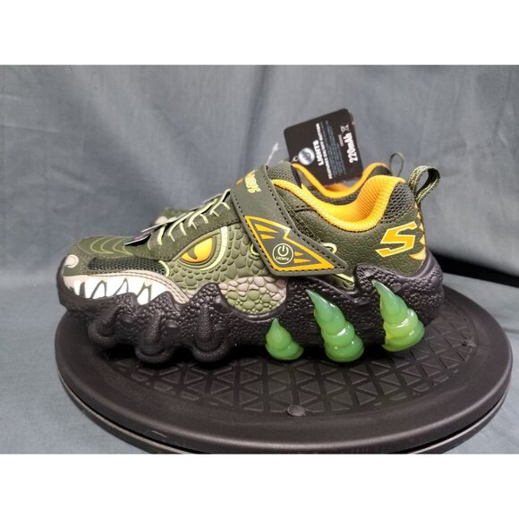 Skechers Skech-O-Saurus Light-Up Kids Size 1.5 Brand New In Box !! - Picture 5 of 11